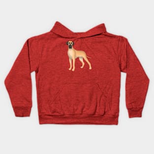 Fawn Great Dane Dog Kids Hoodie